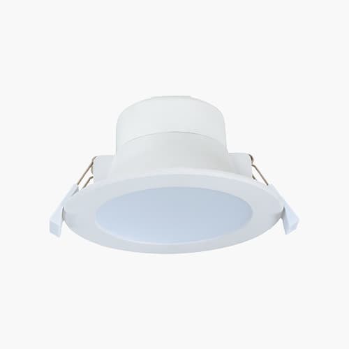 Eclipse Maxi LED Recessed Colour Switch 90mm Cut Out Downlight in White | Beacon Trade